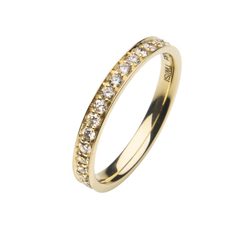 533689-5100-001 | Memoirering Fulda 533689 585 Gelbgold, Brillant 0,460 ct H-SI100% Made in Germany   1.819.- EUR   